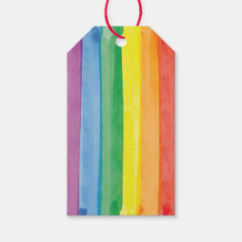 Watercolors Stolz Regenbogen Geschenkanhänger