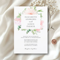 Watercolour Botanical Spring Wedding Collection