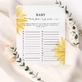 Watercolro Sonnenblumenspiel