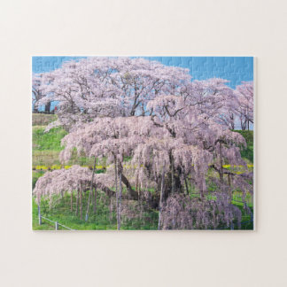 waterfall cherry blossom tree puzzle