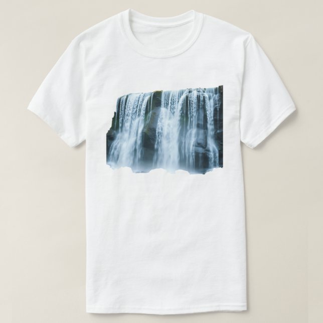 Waterfall Graphics Men Basic T - Shirt (Design vorne)