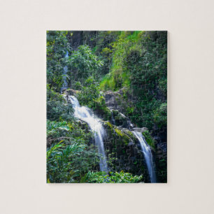 Waterfall in Maui Hawaii Puzzle