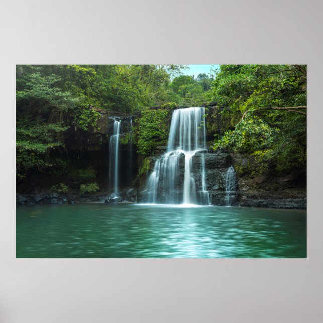 Waterfall Klong Chao | Koh Kood Insel Poster (Vorne)