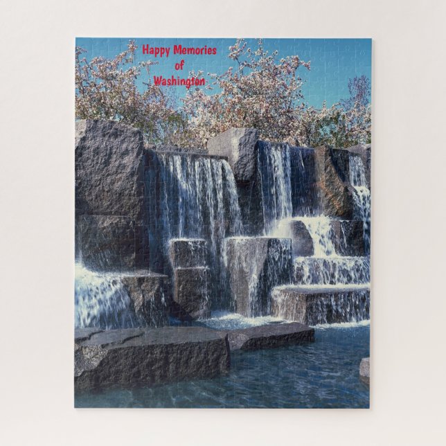 Waterfall Memorial Washington DC. Puzzle (Vertikal)