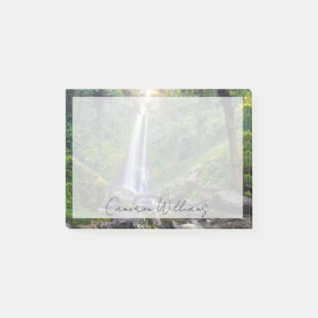 Waterfalls | Bali, Indonesia Post-it Klebezettel (Vorderseite)