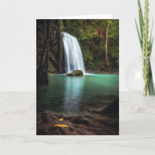 Waterfalls Erawan Waterfall, Thailand Karte