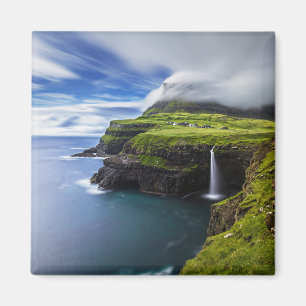 Waterfalls   Faroe Islands, Denmark Magnet