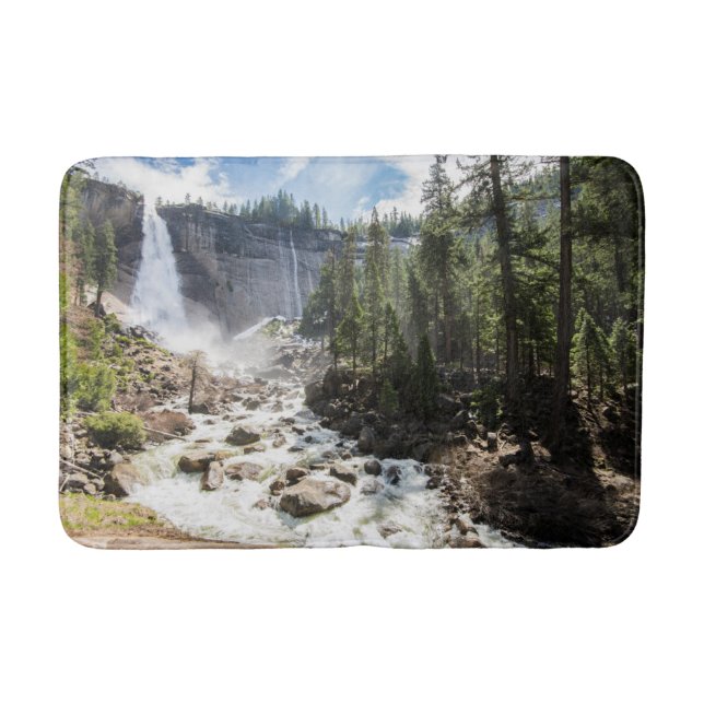 Waterfalls | Nevada Fall, Yosemite, CA Badematte (Vorderseite)
