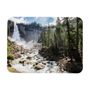 Waterfalls Nevada Fall, Yosemite, CA Magnet
