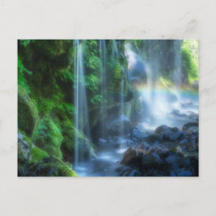 Waterfalls Shinmata Ravine, Japan Postkarte