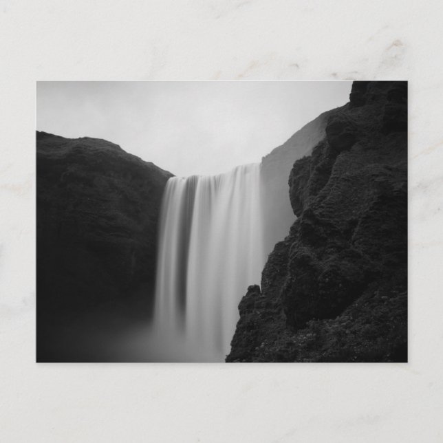Waterfalls | Skogafoss Waterfall, Iceland Postkarte (Vorderseite)