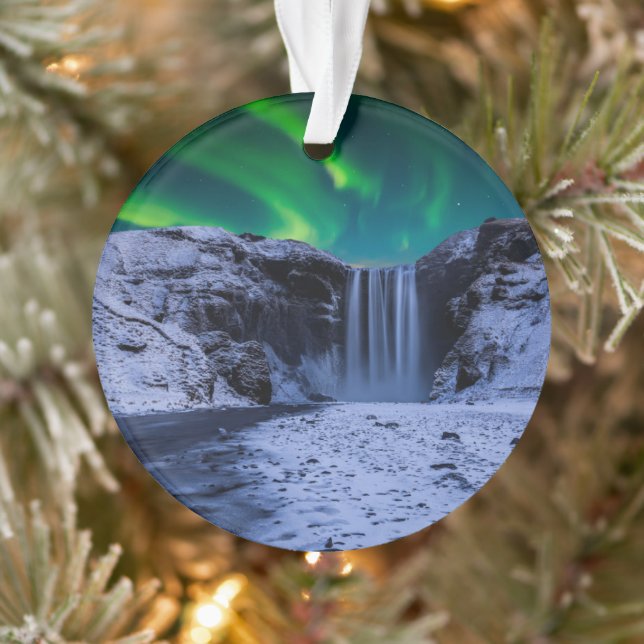 Waterfalls | Skógafoss Waterfall Ornament (Baum)
