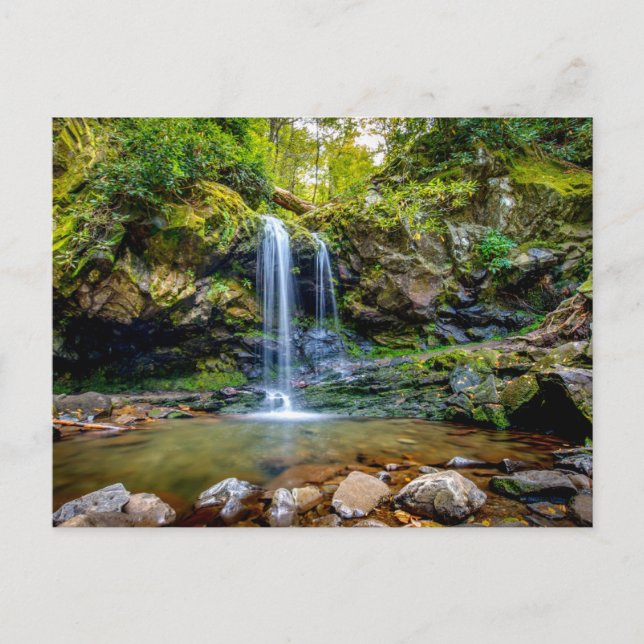 Waterfalls | Smokey Mountain National Park Postkarte (Vorderseite)