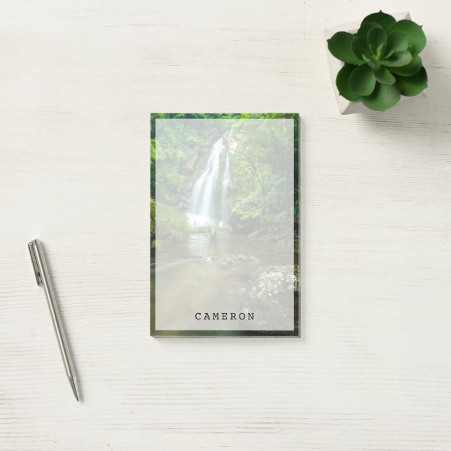 Waterfalls | Tamnung Waterfall, Phuket Thailand Post-it Klebezettel (Büro)