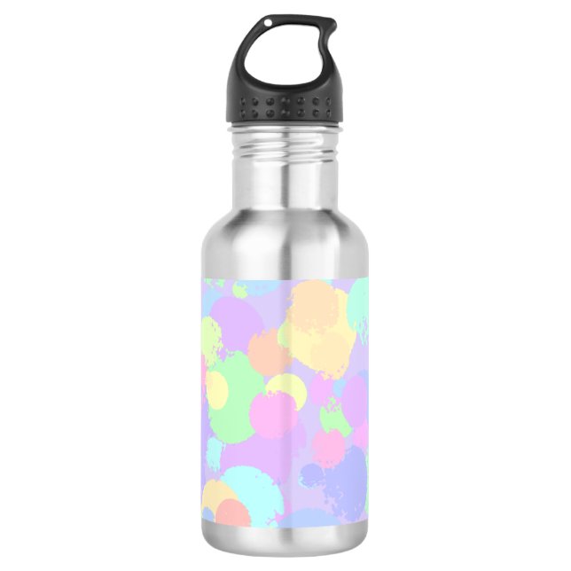 Waterfles pastel opdruk edelstahlflasche (Vorderseite)