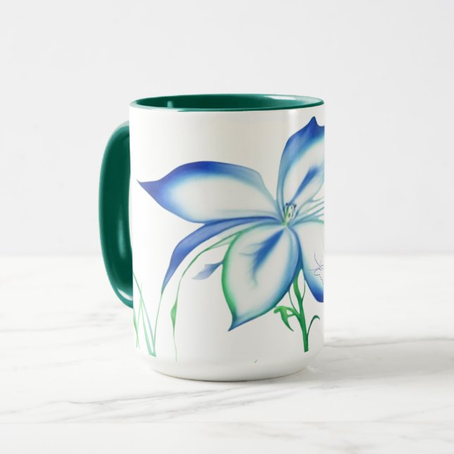 Waterflower 2 tasse (Vorderseite Links)