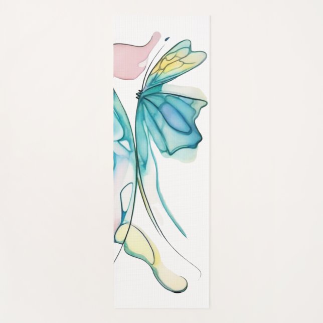 Waterfly 2 yogamatte (Vorderseite)