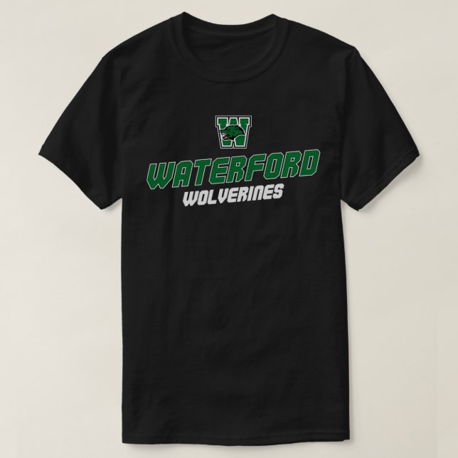 Waterford Gewerkschaft High School Wolverines Pull T-Shirt (Design vorne)
