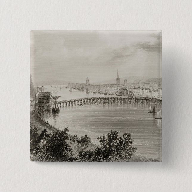 Waterford, Irland, 'von der Landschaft und Button (Vorderseite)