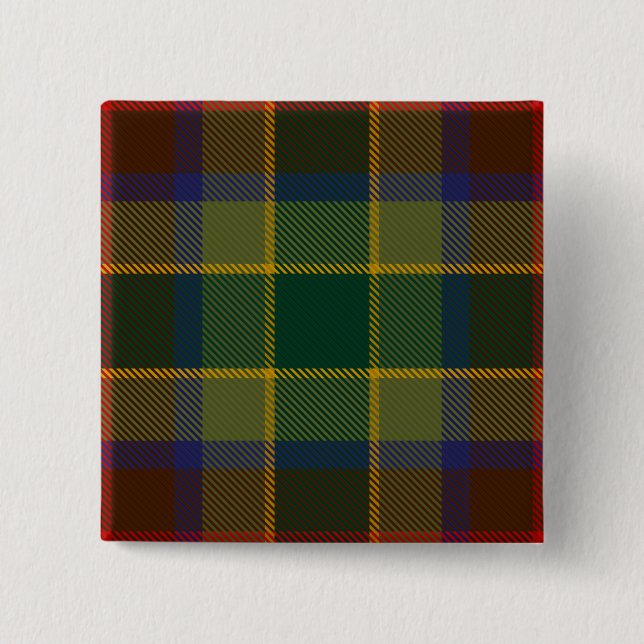 Waterford Landkreis Irish Tartan Button (Vorderseite)
