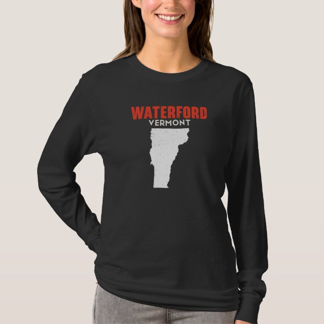 Waterford Vermont USA State America Travel Vermont T-Shirt (Vorderseite)