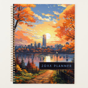 Waterfront im Herbst Planer