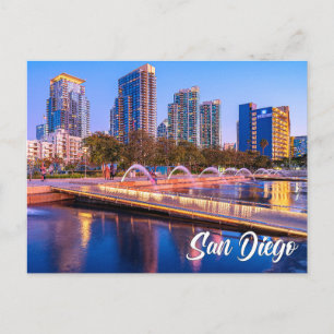 Waterfront Park, San Diego, Kalifornien Postkarte