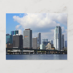 Waterfront view of Miami Postkarte