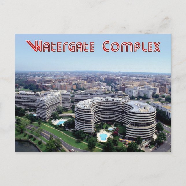 Watergate Hotel and Complex, Washington, D.C. Postkarte (Vorderseite)