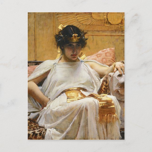 Waterhouse Cleopatra Postcard Postkarte (Vorderseite)