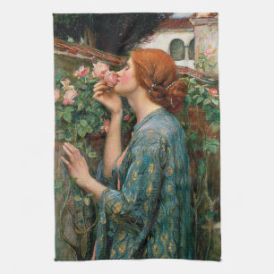 Waterhouse das Soul des Rosen-Küchen-Tuches Handtuch