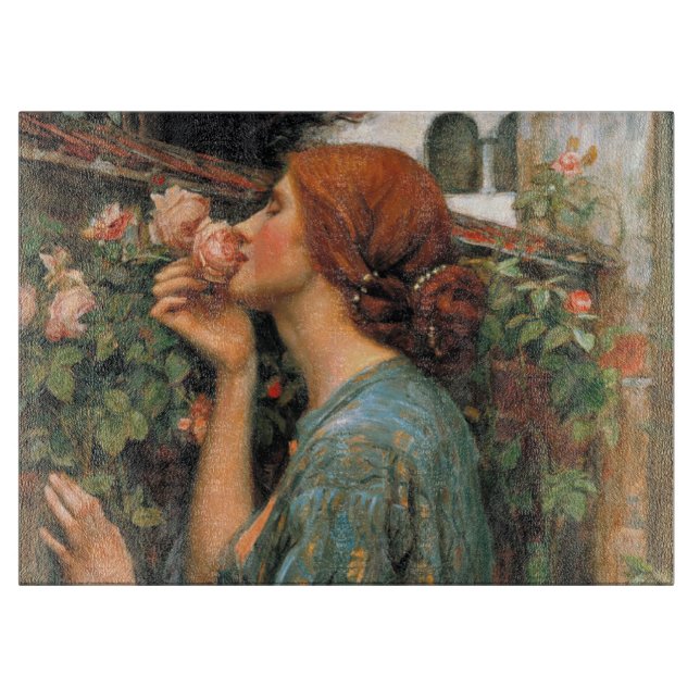 Waterhouse: Geruch der Rosen Schneidebrett (Vorderseite)