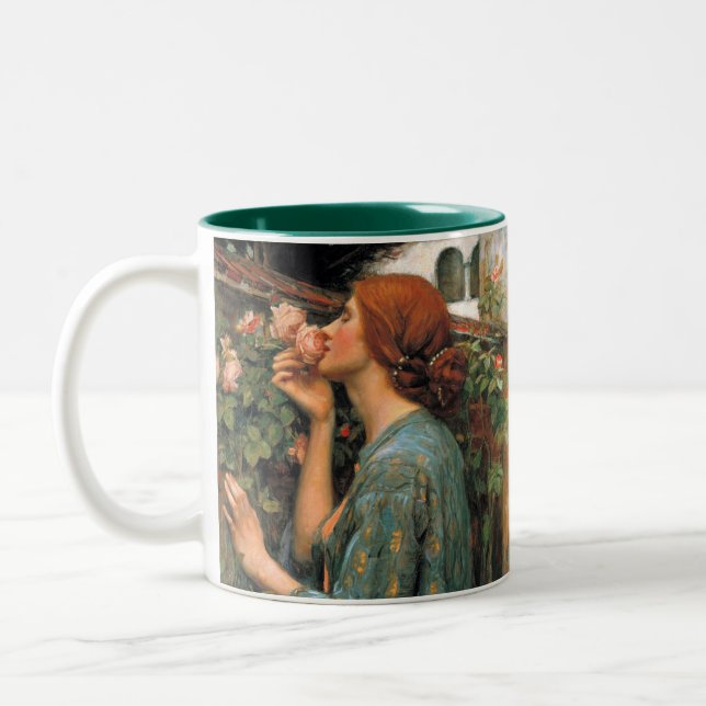 Waterhouse: Geruch der Rosen Zweifarbige Tasse (Links)