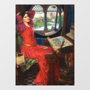 Waterhouse I Am Half-Sick of Shadows Fensteraufkleber