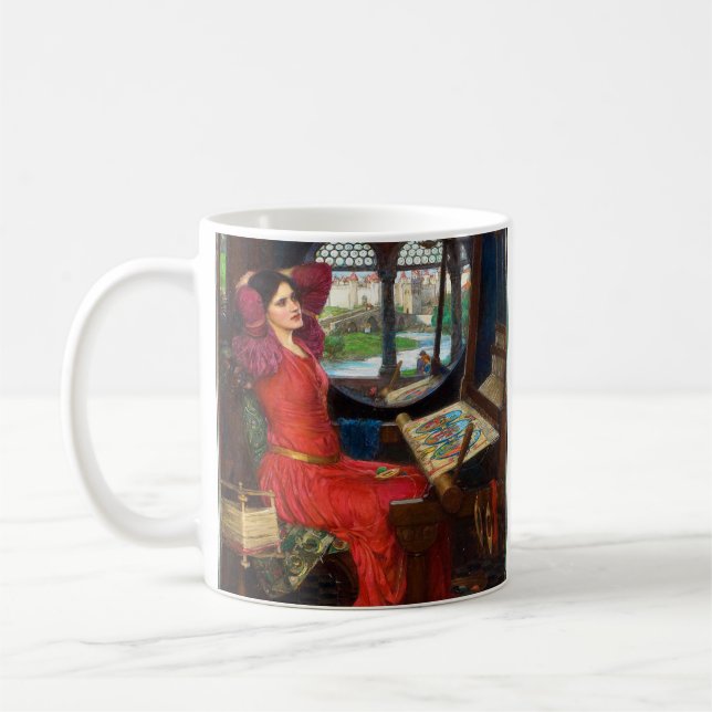 Waterhouse I Am Half-Sick of Shadows Kaffeetasse (Links)