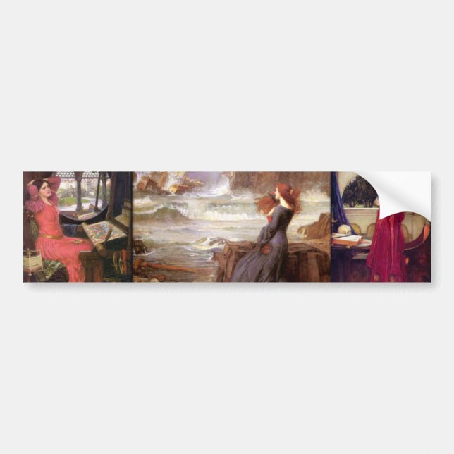 Waterhouse-Mythen Autoaufkleber (Vorne)