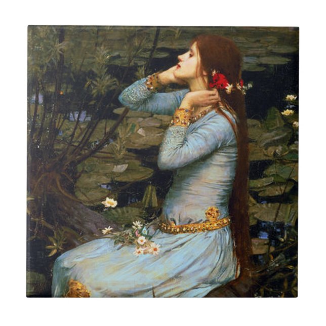 Waterhouse-Ophelia-Fliese Fliese (Vorderseite)