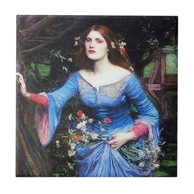 Waterhouse-Ophelia-Fliese Fliese (Vorderseite)