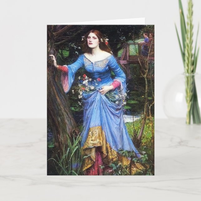 Waterhouse-Ophelia-Gruß-Karte Karte (Vorderseite)