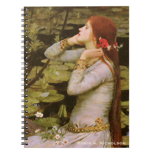 Waterhouse Ophelia personalisiert Notizblock (Vorderseite)