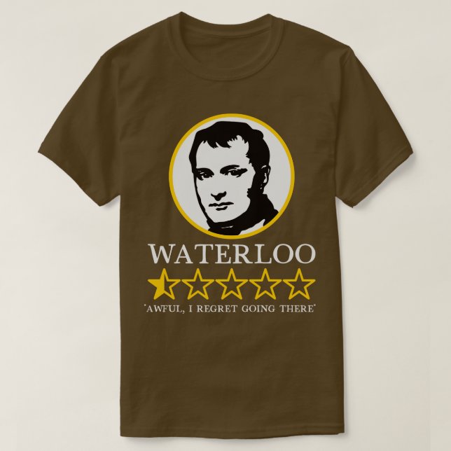 Waterloo-Bewertungen T-Shirt (Design vorne)