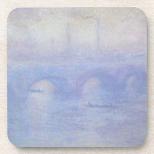 Waterloo Bridge, Nebeleffekt von Claude Monet Getränkeuntersetzer