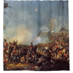 Waterloo-Schlacht Duschvorhang