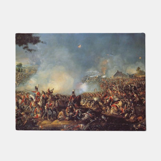 Waterloo-Schlacht Fußmatte (Vorderseite)