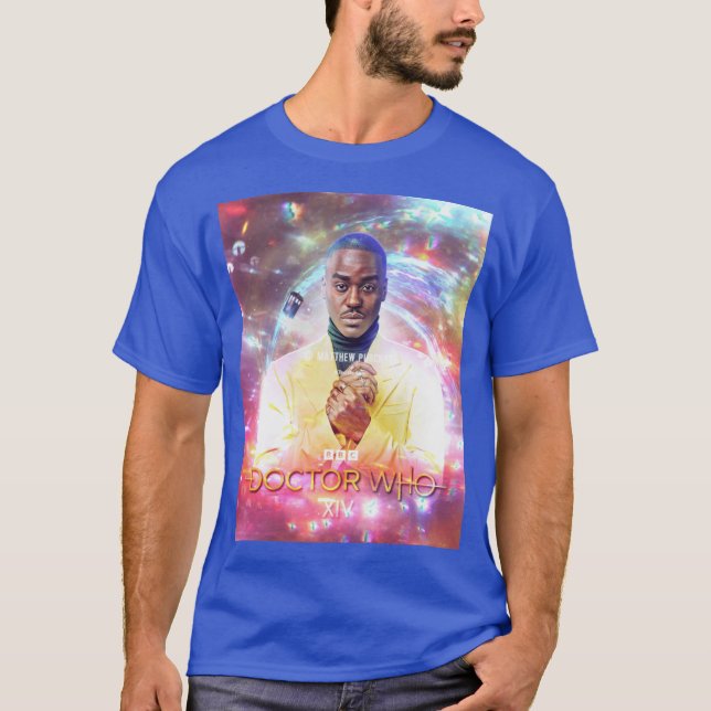 watermarked Ncuti Gatwa 14th Doctor to charity By  T-Shirt (Vorderseite)