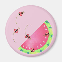 Watermelon-2¼-Zoll-Circle-Magnet Magnet