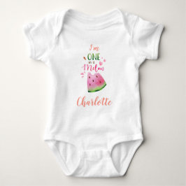 Watermelon Baby Bodysuite One in einem Melon Strampler