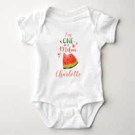 Watermelon Baby Bodysuite One in einem Melon Strampler