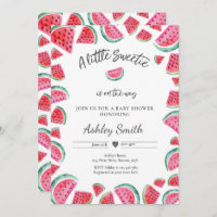 Watermelon Baby Shower Summer Fruit Baby Dusche
