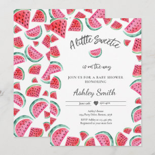 Watermelon Baby Shower Summer Fruit Baby Dusche Einladung